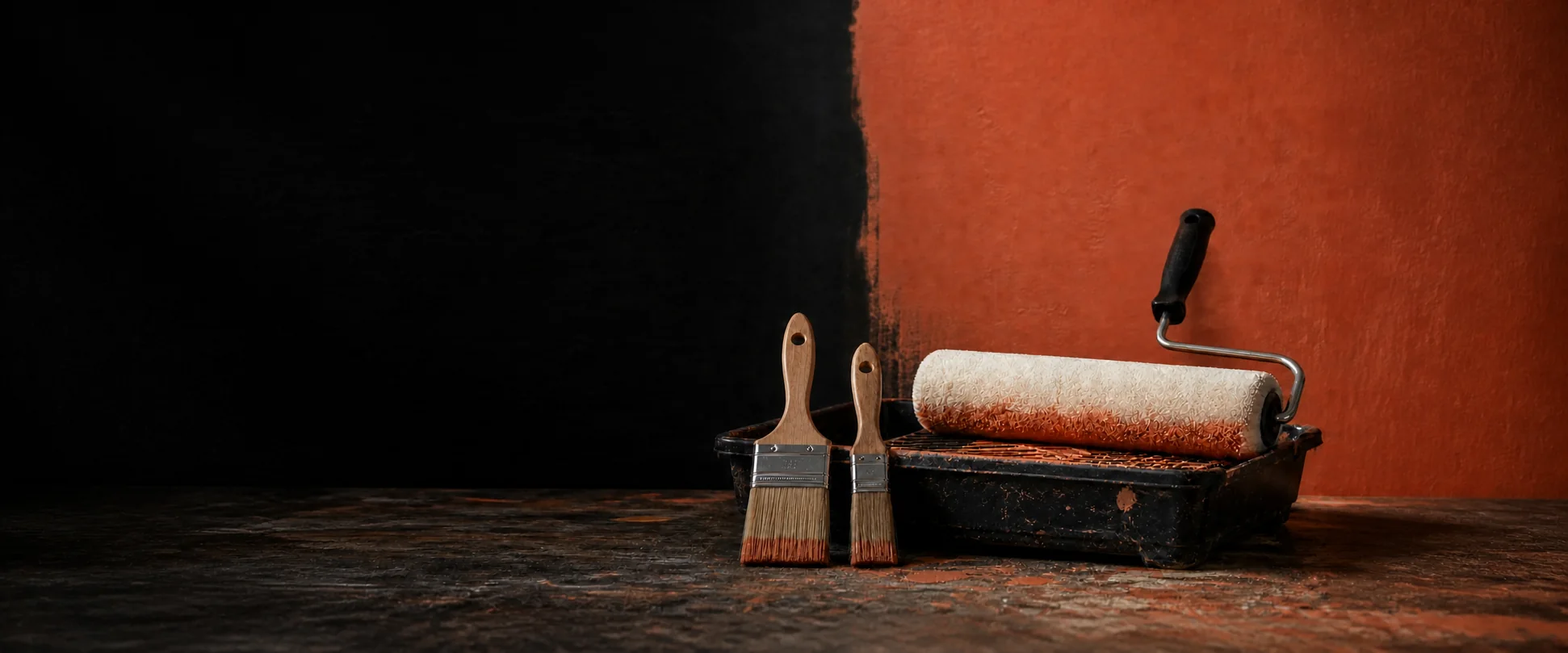 Paint brushes, paint roller and tray for United States wholesale supply