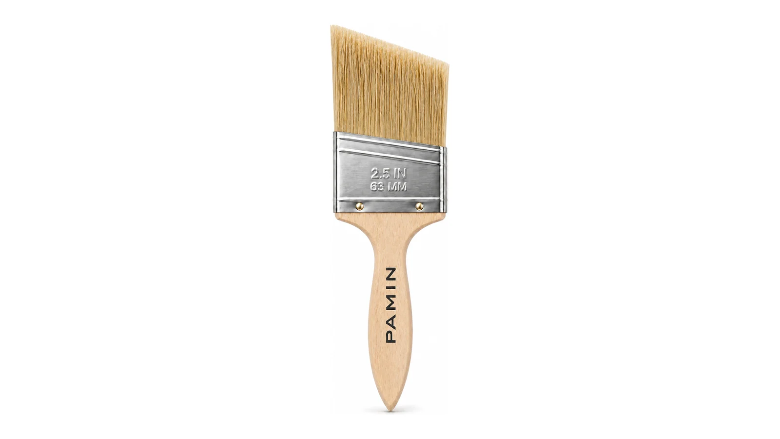 2.5-Inch Natural Golden Hog Bristle Angle Sash Brush