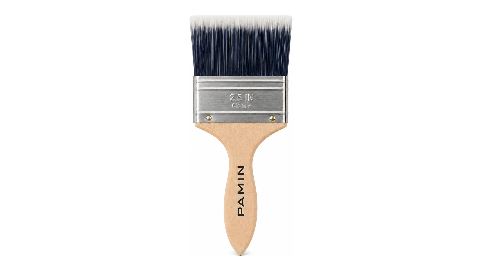 2.5-Inch Navy, Black & White Flagged Filament Flat Brush