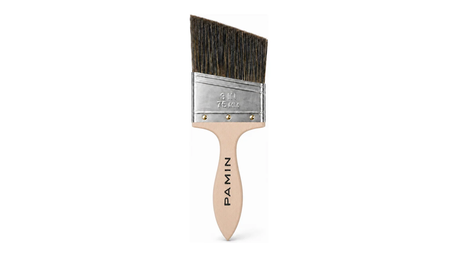 3-Inch Dark Bristle Blend Angle Sash Brush