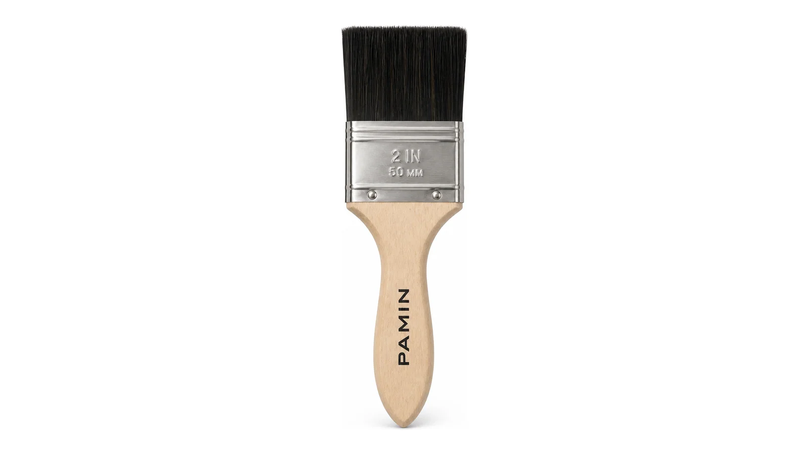 Black Hog Bristle Flat Paint Brush
