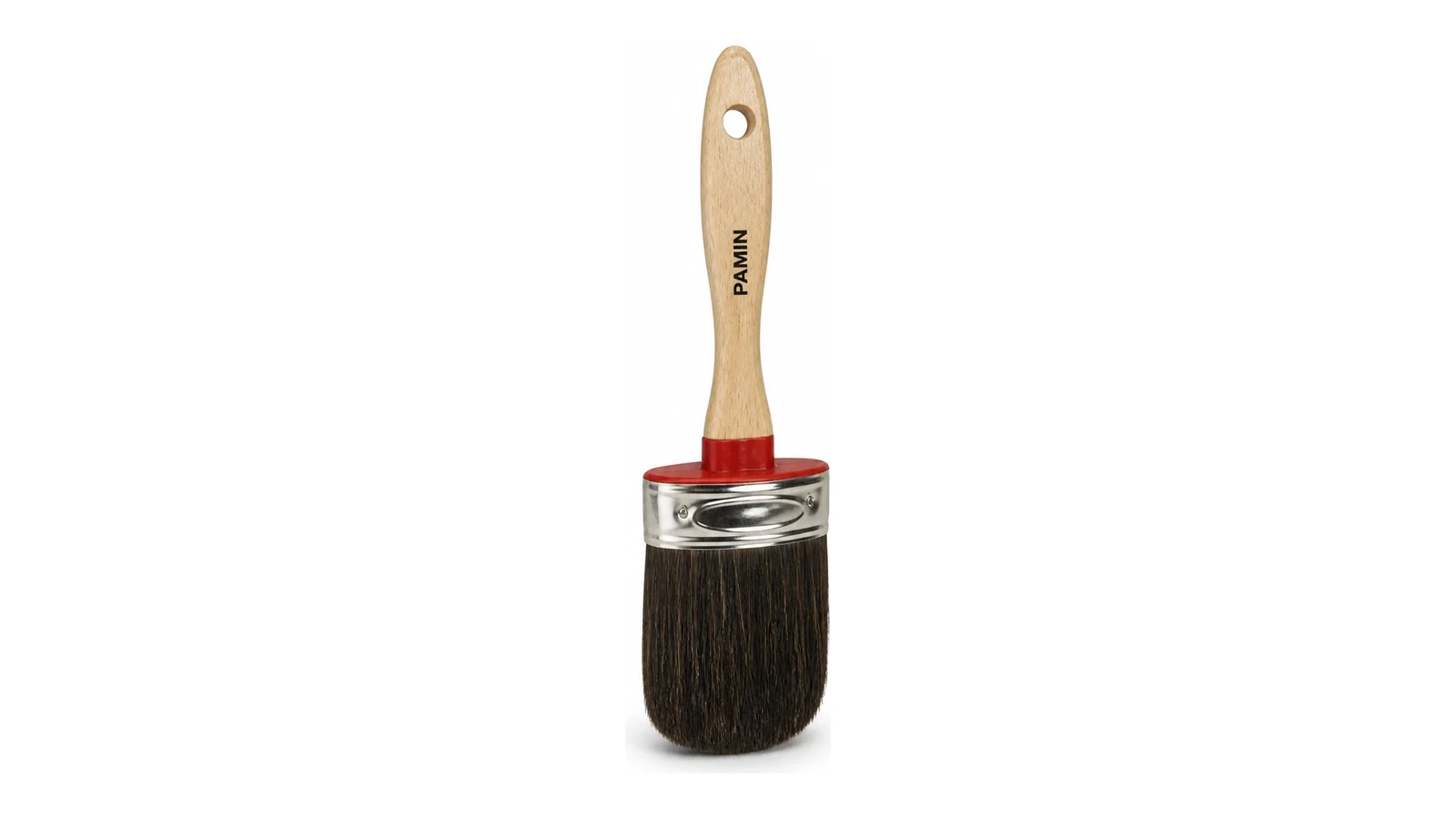 Dark Bristle Oval Paint Brush