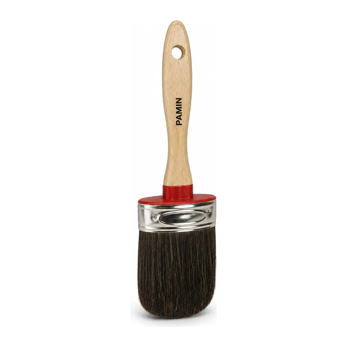 Dark Bristle Oval Paint Brush