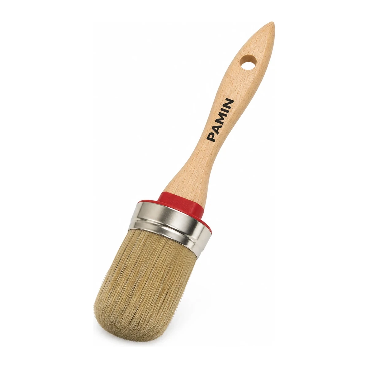 Natural Bristle Oval Paint Brush