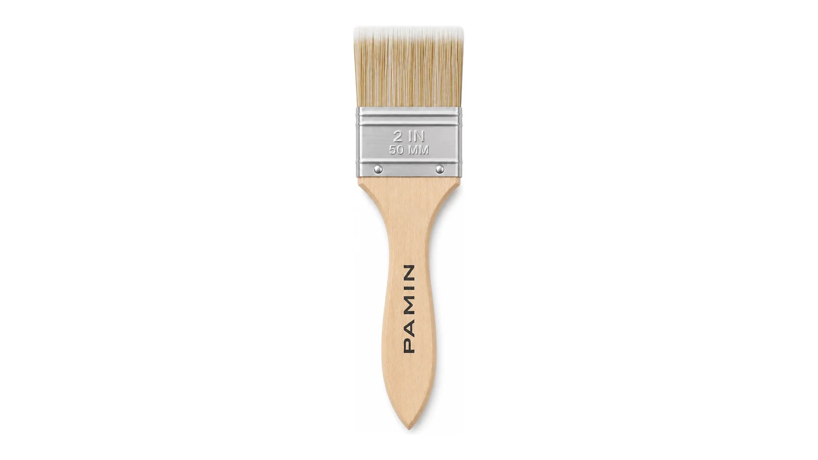 Natural & White Blended Filament Flat Brush