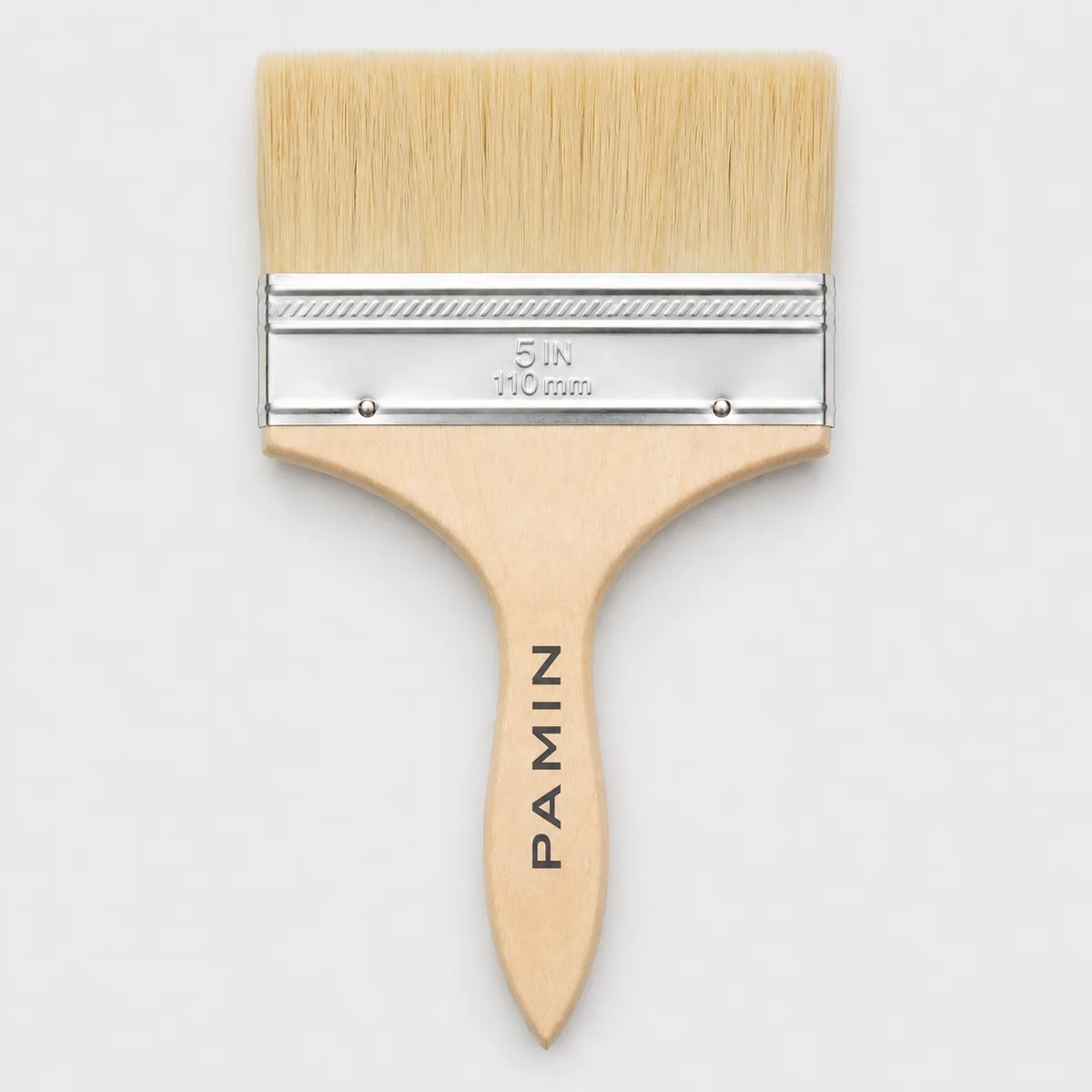 Light Bristle Flat Paint Brush Size Series 5 in / 110 mm