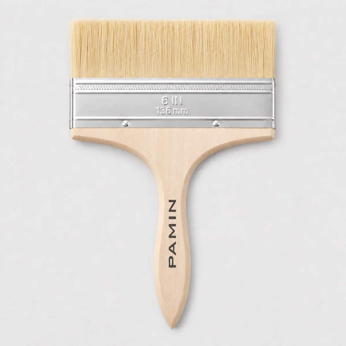 Light Bristle Flat Paint Brush Size Series 6 in / 136 mm
